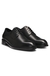 Derby shoes in leather with double stitching