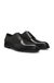 Derby shoes in printed and smooth leather