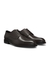 Derby shoes in printed and smooth leather