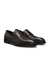 Penny loafers in printed and smooth leather