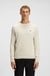 Cotton sweater with contrast details