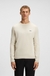 Cotton sweater with contrast details