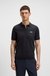 Zip-neck knit polo sweater in cotton
