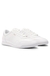 Nappa-leather trainers with perforated details