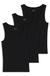 Three-pack of ribbed-cotton underwear vests