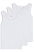 Three-pack of ribbed-cotton underwear vests
