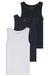 Three-pack of ribbed-cotton underwear vests