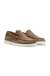 Suede loafers with contrast outsole