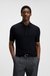 Regular-fit knit polo blended with cotton