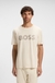 Pima-cotton T-shirt with gloss logo