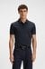 Mercerised-cotton slim-fit polo shirt with structured trims