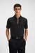 Mercerised-cotton polo shirt with zip placket
