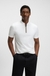 Mercerised-cotton polo shirt with zip placket