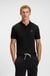 Pima-cotton polo shirt with Double B monogram