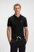 Pima-cotton polo shirt with Double B monogram