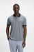 Cotton-blend polo shirt in moisture-wicking stretch piqué
