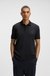 Cotton-blend polo shirt in moisture-wicking stretch piqué