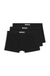 Three-pack of trunks in stretch cotton