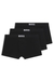 Three-pack of trunks in stretch cotton