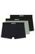 Three-pack of trunks in stretch cotton
