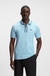 Slim-fit polo shirt in quick-dry stretch cotton