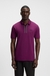 Slim-fit polo shirt in quick-dry stretch cotton