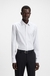 Slim-fit shirt in printed Oxford stretch cotton