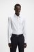 Slim-fit shirt in printed Oxford stretch cotton