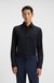 Slim-fit shirt in structured performance-stretch jersey