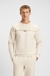 Cotton-terry sweatshirt with signature stripe