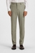 Slim-fit trousers in patterned stretch fabric