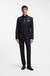 Slim-fit suit in striped virgin wool