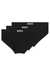 Three-pack of stretch-cotton briefs with logo waistbands