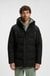 Water-repellent parka jacket with down filling
