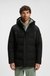 Water-repellent parka jacket with down filling