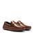 Leather loafers with branded hardware