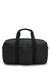 Coated-fabric holdall with logo patch