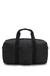 Coated-fabric holdall with logo patch