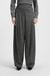 Oversized-fit trousers in structured stretch fabric
