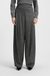 Oversized-fit trousers in structured stretch fabric