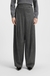 Oversized-fit trousers in structured stretch fabric