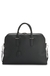 Grained-leather holdall with embossed logo