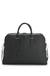 Grained-leather holdall with embossed logo