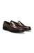 Loafers in smooth leather with penny trim