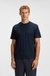 Cotton T-shirt with jacquard pattern