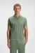 Mercerised-cotton polo shirt with jacquard pattern