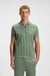 Mercerised-cotton polo shirt with jacquard pattern