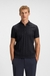 Mercerised-cotton polo shirt with jacquard pattern