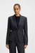 Slim-fit blazer in striped virgin wool