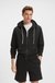 BECKHAM x BOSS zip-up hoodie in mercerised cotton terry